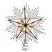 Kurt Adler 10-Inch 5-Point Capiz Star Treetop with Rays and Beads