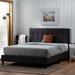 Brookside Tara Square Tufted Upholstered Platform Bed