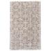 Trellis Lattice Mid-Century Modern Hand-Woven Leather Rug