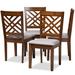 Caron Modern and Contemporary Upholstered 4-Piece Dining Chair Set