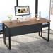 55 inches Computer Desk, Home Office Desk Writing Table for Workstation with Clean Design