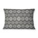MAYA CHARCOAL Indoor|Outdoor Lumbar Pillow By Kavka Designs