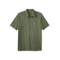 Men's Big & Tall Heavyweight Jersey Polo Shirt by KingSize in Heather Moss (Size 4XL)