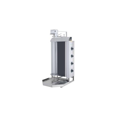 Dönergrill/Gyrosgrill – 4 Brenner – Elektro – Motor oben – max. 60 kg