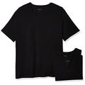 Hugo Boss Men's 3-Pack V-Neck Regular Fit Short Sleeve T-Shirts Underwear, Black, XXL