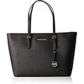 Michael Kors Women's Jet Set Travel Top-zip Tote HandBag, Black (30t5gtvt2l001 Black), 43 x 30 x 13 cm (W x H x D)