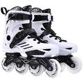 OLLT Inline Skates for Adults,Roller Skates Professional for Beginners,Roller Blades Comfortable and Lightweight,Suitable for Indoor and Outdoor Environments (Color : White, Size : 43)