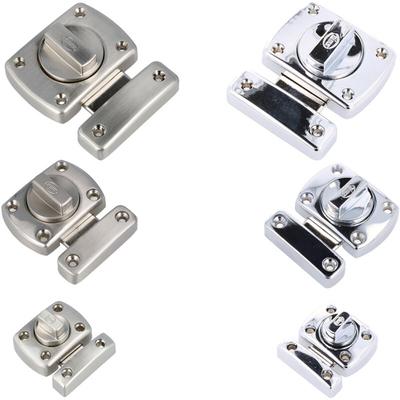 Amig - wc Toilette Schloss Türriegel Barrel Bolt Türschloss drehbar Edelstahl 30mm Image