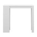 Table bar effet bois blanc