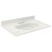 Transolid Cultured Marble 49-in x 19-in Vanity Top - 49-in x 19-in - 49-in x 19-in