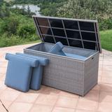 Corvus Lattice 202 Gallons Aluminum Outdoor Cushion Storage Box