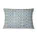 PHILOMINA DENIM Indoor|Outdoor Lumbar Pillow By Kavka Designs