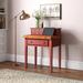 Lark Manor™ Allizae Desk w/ Hutch Wood in Red/Green | 37.9 H x 29.8 W x 27.3 D in | Wayfair C16E776BD20B4E02AC5D6D1E1631E33A