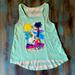 Disney Shirts & Tops | Disney Olaf Tank Top M | Color: Green/White | Size: 12g