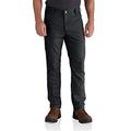 Carhartt Men's Rugged Flex Rigby Straight Fit Pant Work Utility, Black, 30W x 32L