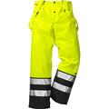 Fristads Kansas Workwear 111376 Rain Trousers Hi-Vis Yellow/Black M