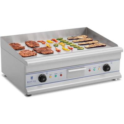 Elektro Grillplatte Griddleplatte Griddle Bräter Grill 75 cm Glatt 2 x 3200 w