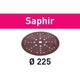 Schleifscheibe stf D225/48 P24 SA/25 Saphir – 205650 - Festool