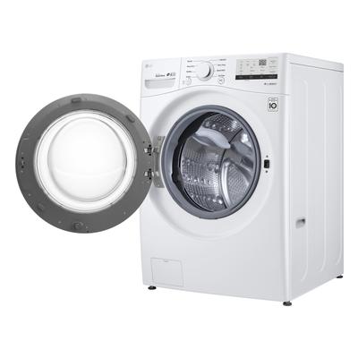 LG WM3400CW 4.5 cu.ft. Ultra Large Capacity Front Load Washer with Coldwash Technology, NFC Tag On ,White