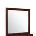 Global Furniture USA Linda New Merlot Mirror - Brown