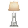 ellahome Ginger 36" Table Lamp Linen/Metal in Gray | 36 H x 18 W x 18 D in | Wayfair IL019SL