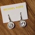 Michael Kors Jewelry | Michael Kors Diamond Drop Earrings | Color: Silver | Size: Os