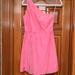 J. Crew Dresses | J.Crew Shimmery Pink One-Shoulder Bridget Dress | Color: Pink | Size: 6p