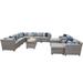 Florence 13 Piece Outdoor Wicker Patio Furniture Set