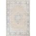 Muted Distressed Kerman Persian Traditional Area Rug Wool Hand-knotted - 7'9" x 10'7"