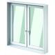 ACO Therm 3.0 Leibungskellerfenster Standard zweiflügelig für Fertigteilwerk mit 3-fach WSG, 36,5 cm, 150x125 cm