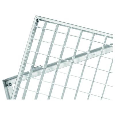 ACO Self Gitterrost mit Zarge als Schuhabstreifer Outdoor Stahl verzinkt, Masche 30/10, 80x40 cm