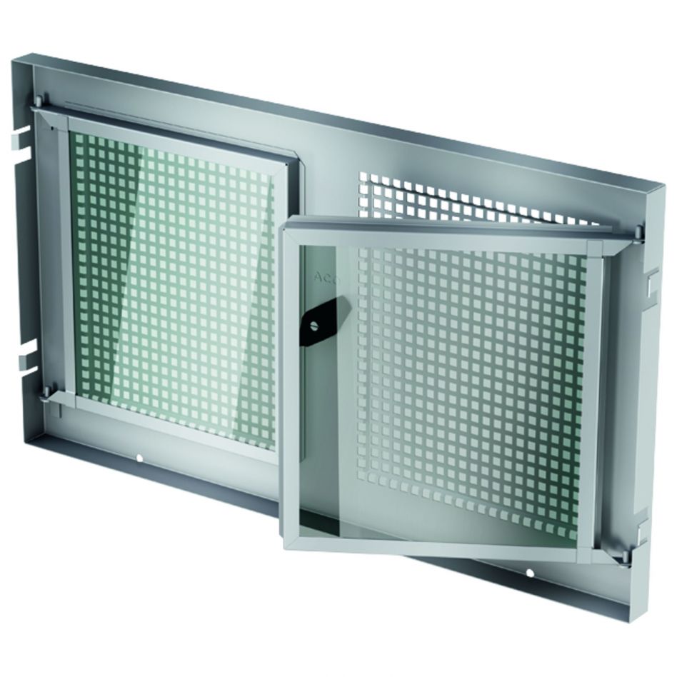 ACO Therm 1.2 Stahl-Drehflügeleinsatz Lochgitter ESG, drehbar, 100x50 cm Image