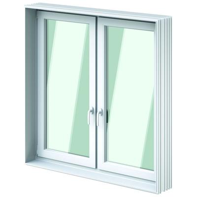 ACO Therm 3.0 Leibungskellerfenster Standard zweiflügelig für Fertigteilwerk mit 3-fach WSG, 30 cm, 150x150 cm Image