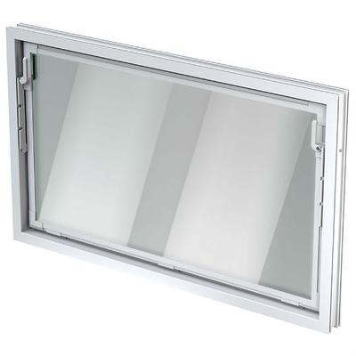 ACO Nebenraumfenster Kippfenster Einfachglas ESG, Einfachglas Isolierglas, 80x40 cm Image