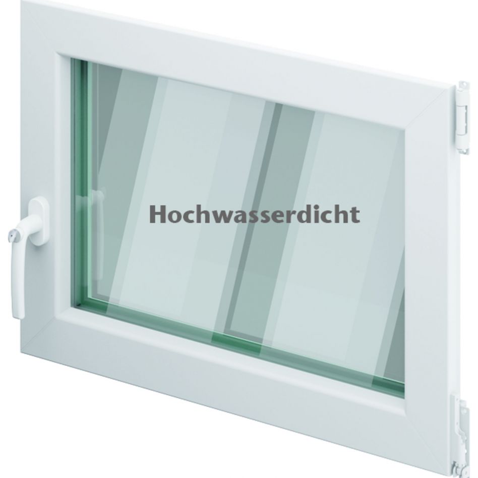 ACO Therm 3.0 Fenstereinsatz Dreh/Kipp Hochwasserdicht mit 3-fach WSG VSG, Anschlag rechts, 100x62,5 cm Image