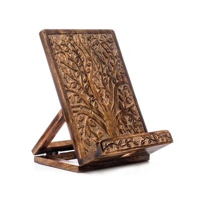 Handmade Aranyani Tablet and Book Stand (India) - 7.5" L, 10.25" H