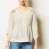 Anthropologie Tops | Anthropologie Meadow Rue Eiley Top | Color: Black | Size: S