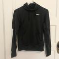 Nike Tops | Dark Gray And White Nike Logo Hoodie S | Color: Black/White | Size: S