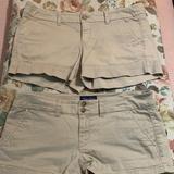 American Eagle Outfitters Shorts | Ae Stretchy Khaki Shorts Bundle | Color: Tan | Size: 8