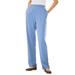 Plus Size Women's 7-Day Knit Straight Leg Pant by Woman Within in French Blue (Size 4X)