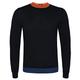 BOSS Hugo Men Round Neck Jumper/Sweater 'FALASCO' Dark Blue S-XXL Finest Italian Yarn (X-Large, x_l)