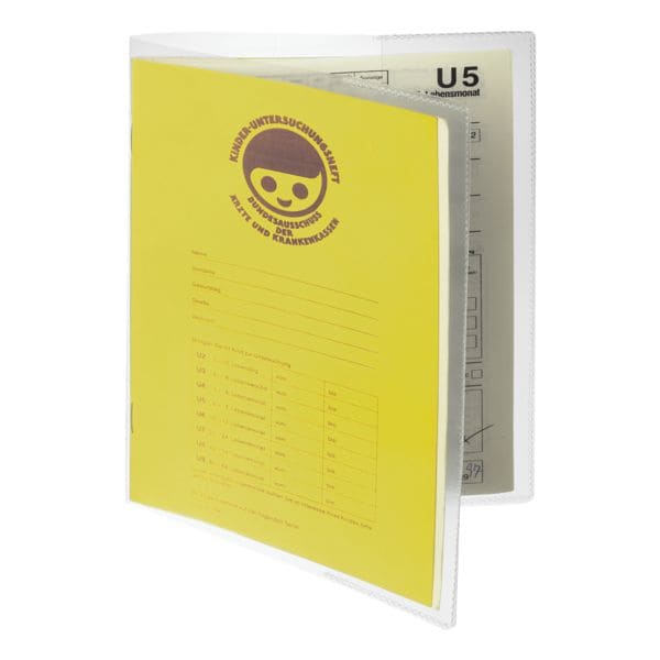 Durable 10er-Pack aufklappbare Doppelhüllen DIN A6 für Impfpass (bis 2015 ausgestellt) g transparent, 21x14.8 cm Image