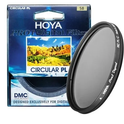 HOYA – filtre polarisant circulaire numérique CPL Pro 1 58mm multicouches DMC CIR-PL pour objectif