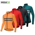 WOSAWE blouson de cyclisme réfléchissant pour homme coupe-vent imperméable pour vélo de montagne