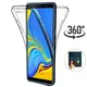 Coque en TPU souple transparente Protection complète à 360 degrés pour Samsung A7 2018 A750 J4 J6