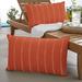 Mistana™ Lancelot Outdoor Rectangular Pillow Cover & Insert Polyester/Polyfill blend in Orange | 16 H x 26 W x 6 D in | Wayfair