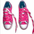 Converse Shoes | Converse All Star Double Lace Sneakers | Color: Pink/White | Size: 5