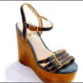 Michael Kors Shoes | Michael Korsplatform Wedges | Color: Blue | Size: 7