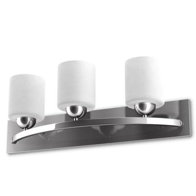 Costway Glass Wall Sconce for 3 Bulbs