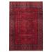 ECARPETGALLERY Hand-knotted Finest Khal Mohammadi Dark Red Wool Rug - 6'8 x 9'7